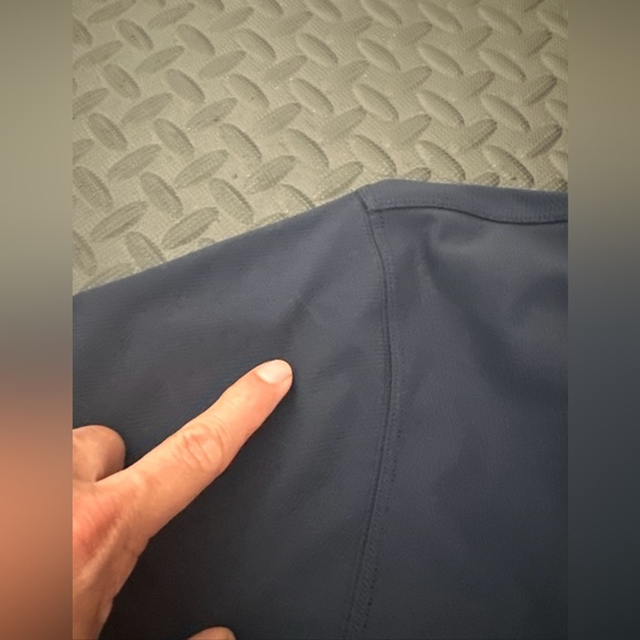 Lululemon Twill Chill Hoodie Mens Sz Small Nautical Navy  Stretch Performance - Picture 9 of 9